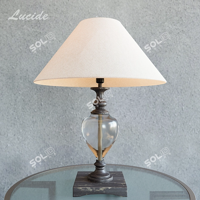 Sleek and Stylish Lucide Table Lamp 3D model image 1