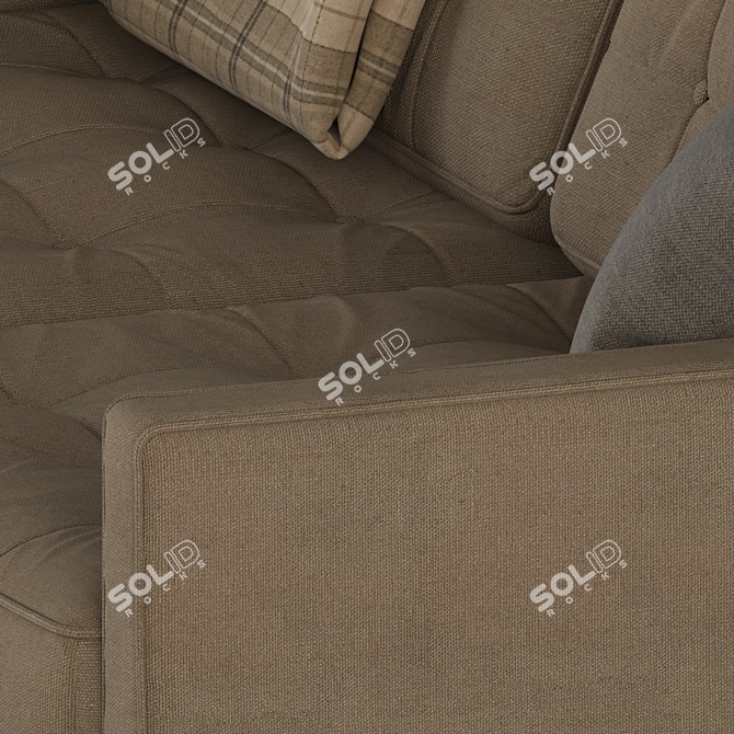 Midcentury Elegance: Florence Knoll Settee 3D model image 3