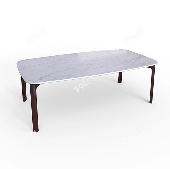 Poltrona Frau Nabucco Marble Dining Table 3D model image 1