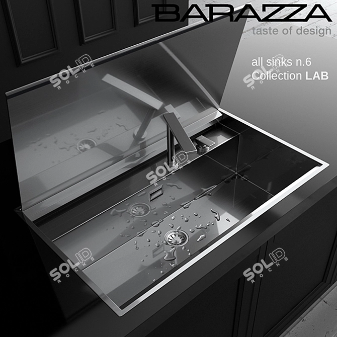 Barazza LAB Sink - Modern 3D Model 3D model image 1