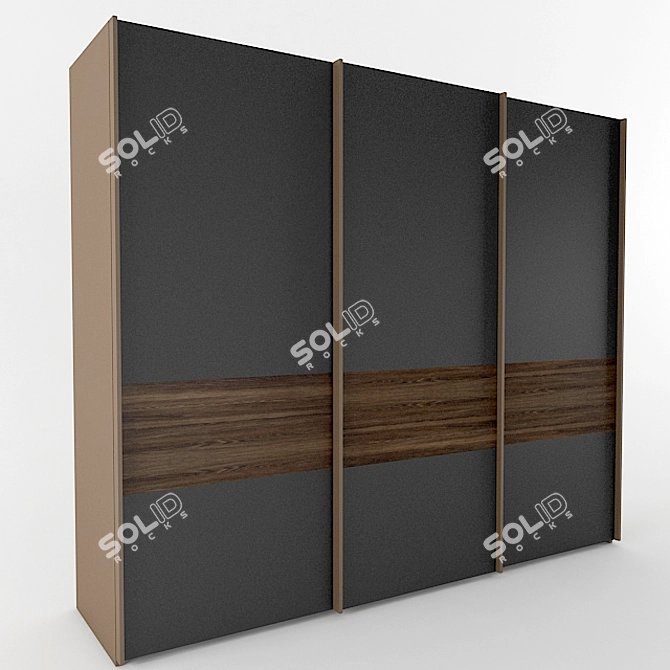 German HULSTA Design Wardrobe 3D model image 1