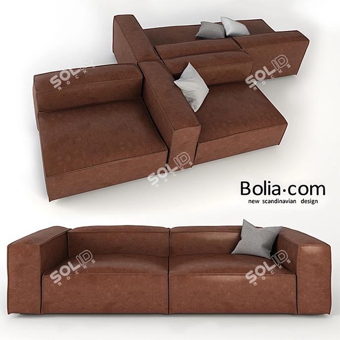 Cosima Modular Sofas | Customizable Design 3D model image 1