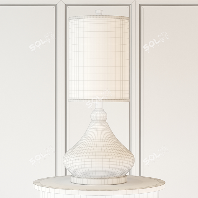 Warley Table Lamp - Elegant Lighting Accent 3D model image 2