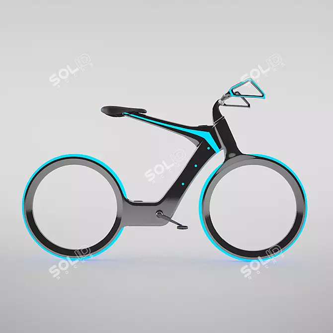 Revolutionary Electric Bike 3D model image 1