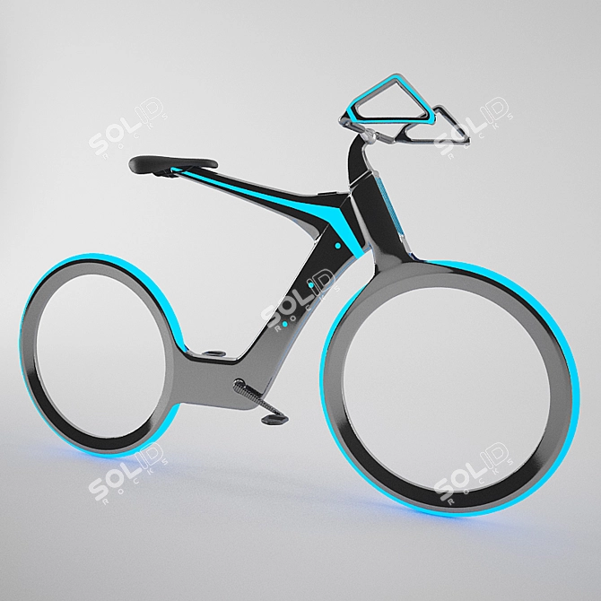 Revolutionary Electric Bike 3D model image 2