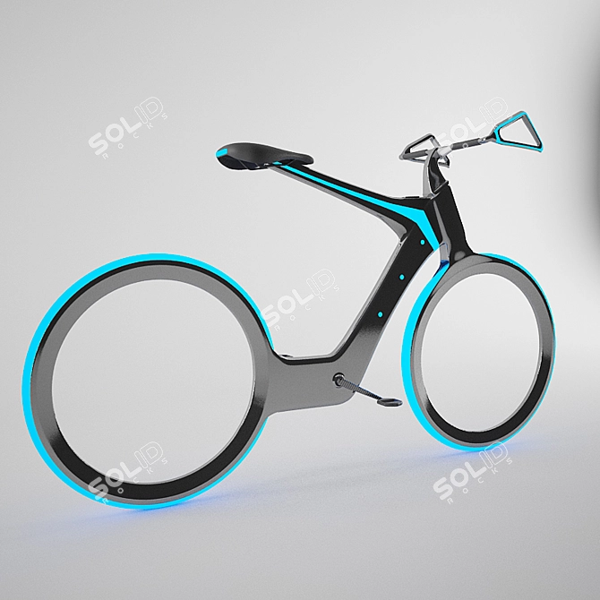 Revolutionary Electric Bike 3D model image 3