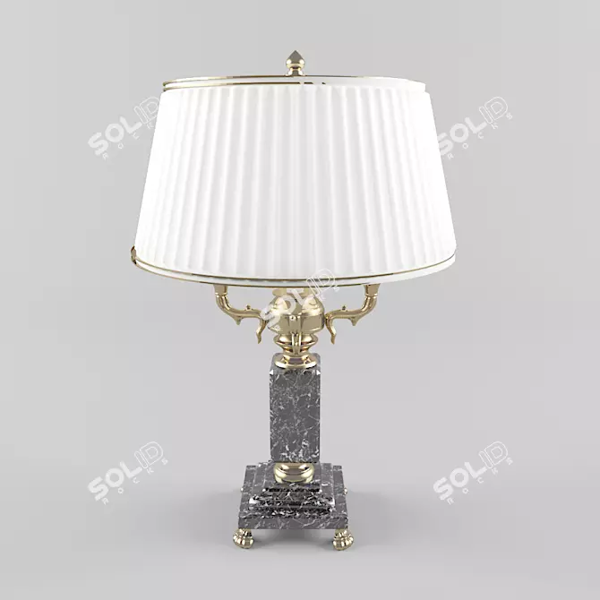 Classic Style Table Lamp: Riperlamp 616AB 3D model image 2