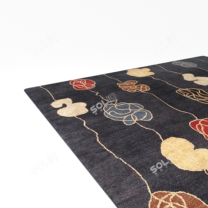 Ethereal Melody Rug 3D model image 2