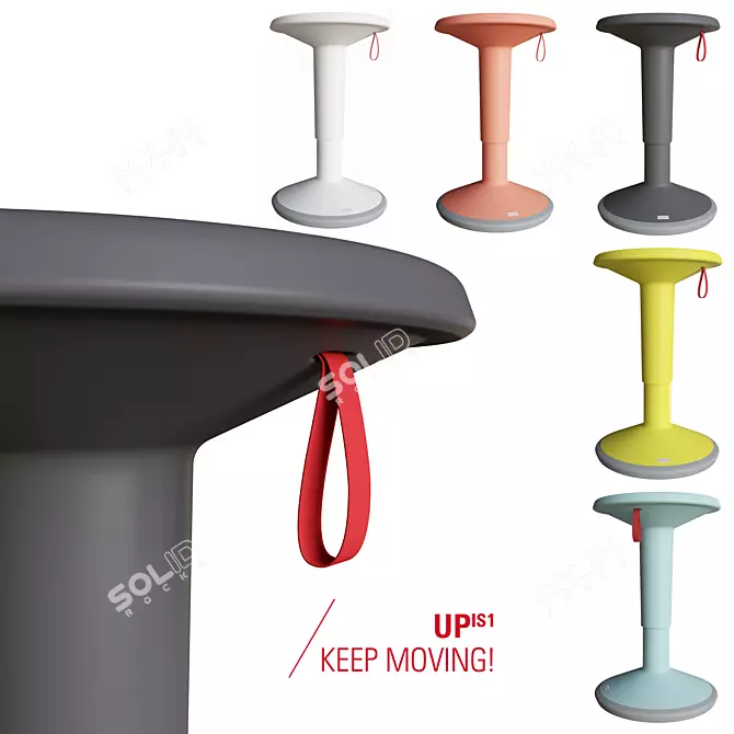 Sleek Interstuhl UPis1 Chair 3D model image 1