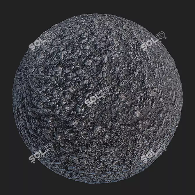 4K Asphalt Texture Pack 3D model image 1