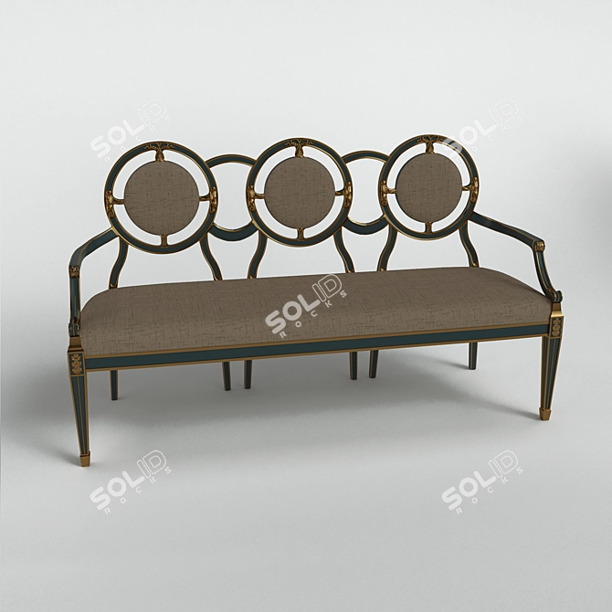 Comfy Cozy Sofa 3D model image 1