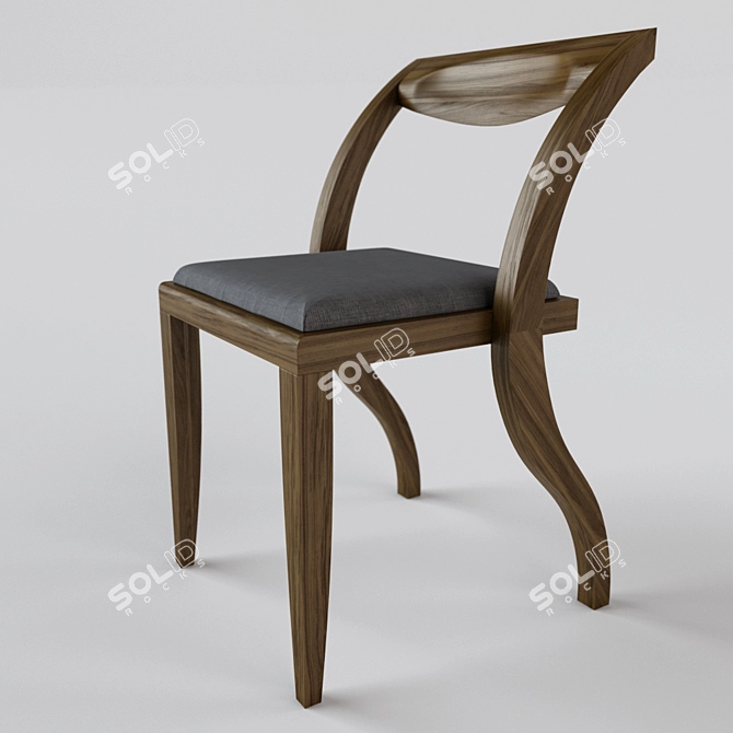 Elegant Porada Arlekin Chair 3D model image 1