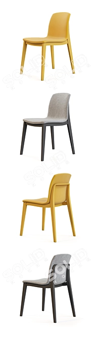 Elegant Montbel Light Chairs 3D model image 2