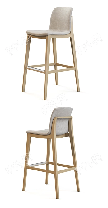 Elegant Montbel Light Chairs 3D model image 3