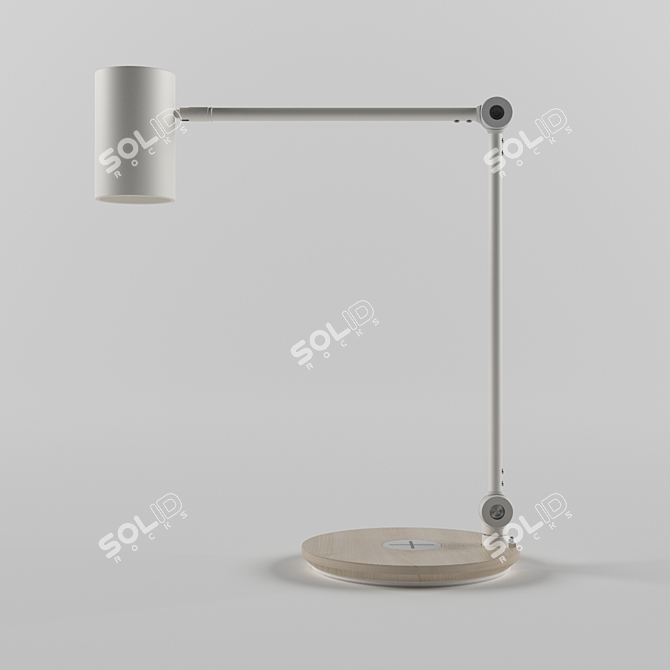 IKEA Riggad: Versatile Wireless Charging Desk Lamp 3D model image 1