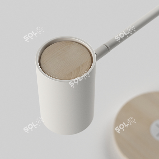 IKEA Riggad: Versatile Wireless Charging Desk Lamp 3D model image 2