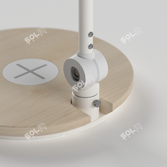 IKEA Riggad: Versatile Wireless Charging Desk Lamp 3D model image 3