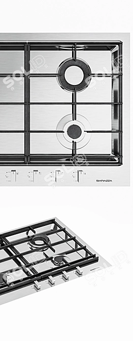 Barazza Set - Versatile Cooktops & Grills 3D model image 2