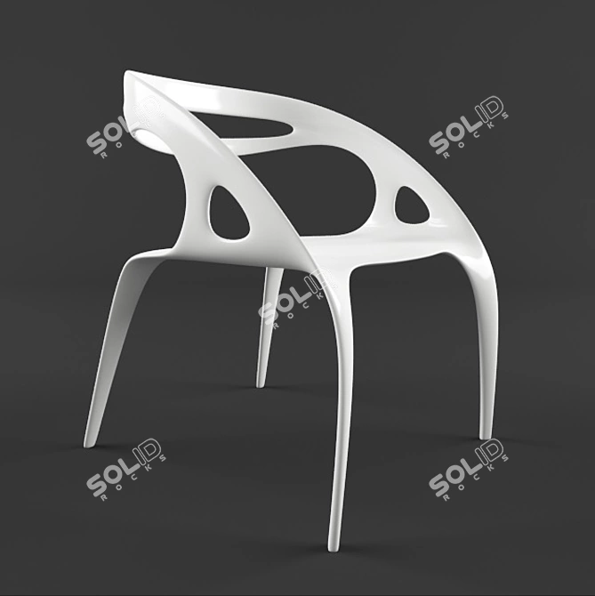 ErgoLite Task Chair 3D model image 1