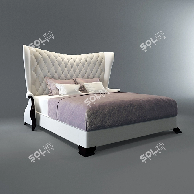 Luxury FORTUNY Bed by Christopher Guy 3D model image 1