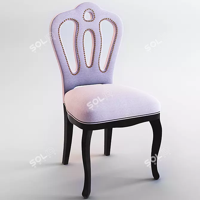 Royal Throne Chair 3D model image 1