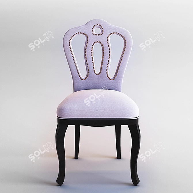 Royal Throne Chair 3D model image 2