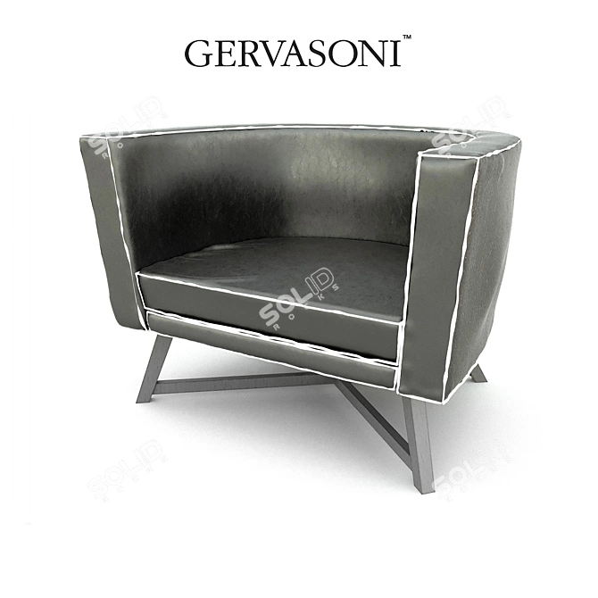 Gervasoni Gray 08 - Luxurious Polys 3D model image 1