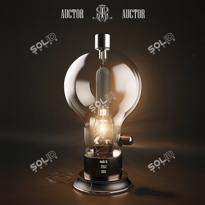Elegant ART Auctor Lamp 3D model image 1