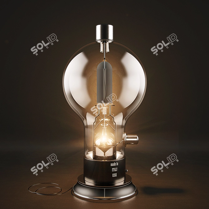 Elegant ART Auctor Lamp 3D model image 3