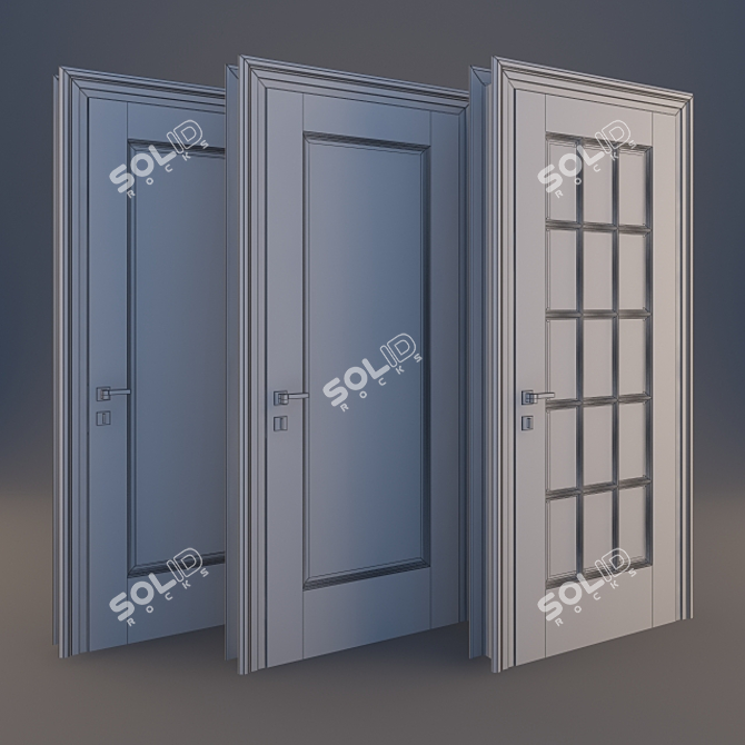 Italian Union Door 3D model image 2