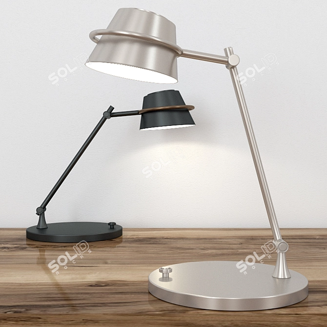 Elegant Spencer Table Lamp by Elstead 3D model image 1