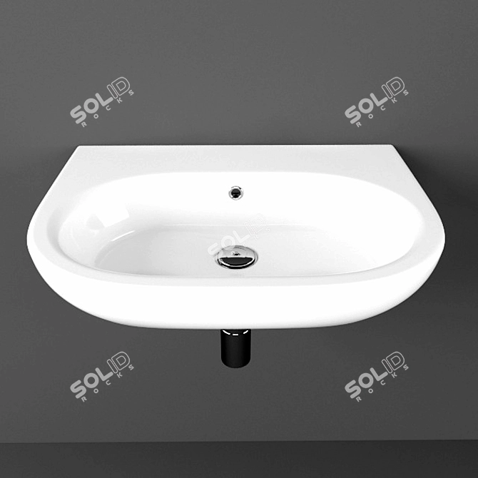 Modern Washbasin Collection 3D model image 1