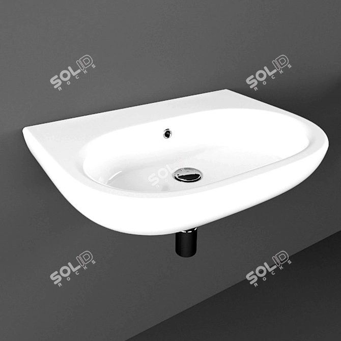 Modern Washbasin Collection 3D model image 2