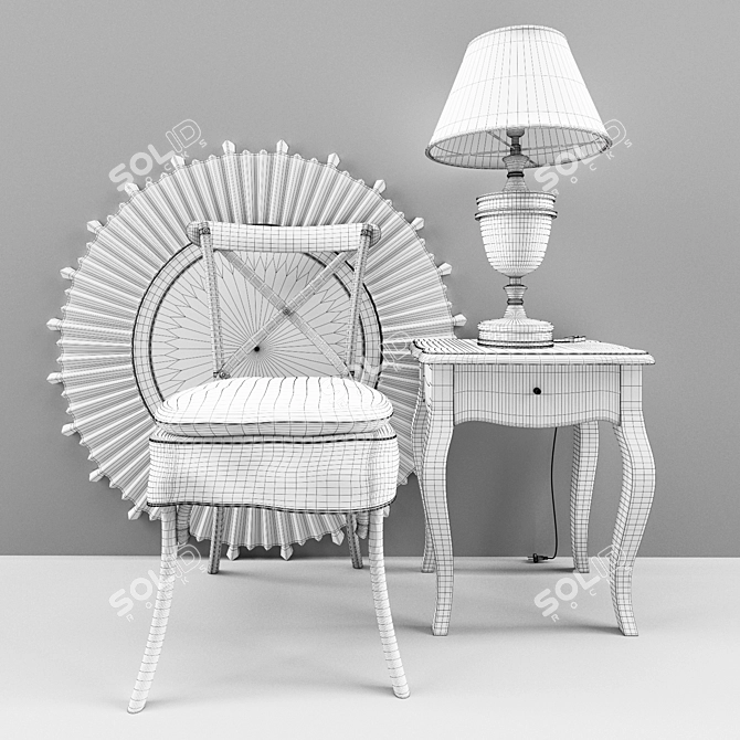 Le Home Set: Stylish Furniture and Accessories 3D model image 3