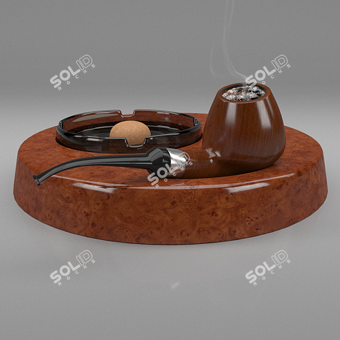 Vintage Smoking Pipe - 2013 Design 3D model image 1