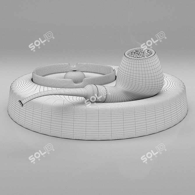 Vintage Smoking Pipe - 2013 Design 3D model image 2