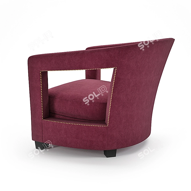 Alana Chair: The Ultimate Armchair Experience 3D model image 2