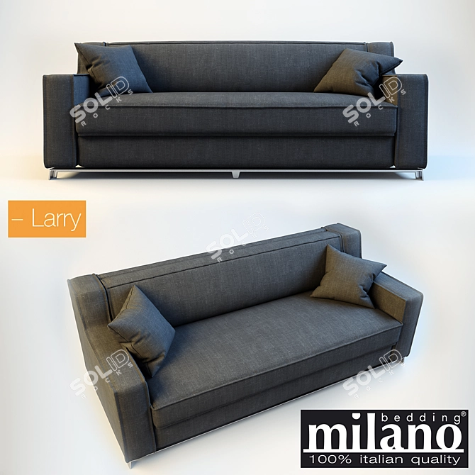 Lary Convertible Sofa Bed 3D model image 1