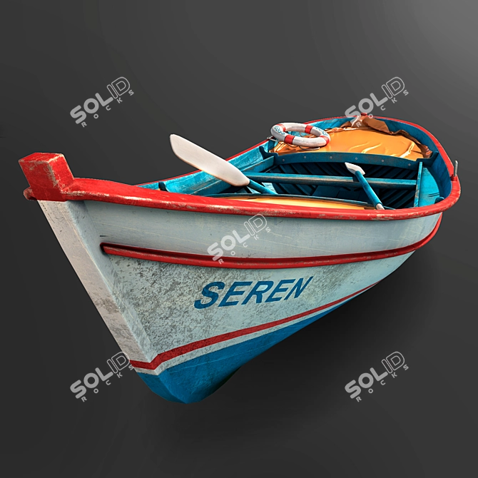 Sleek VR-Ready Boat 3D model image 2