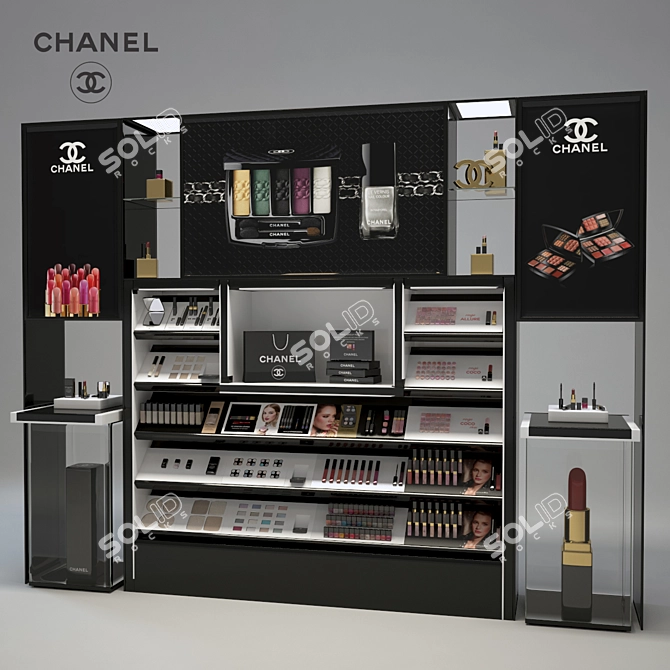 Chanel 2016 Collection Display 3D model image 1
