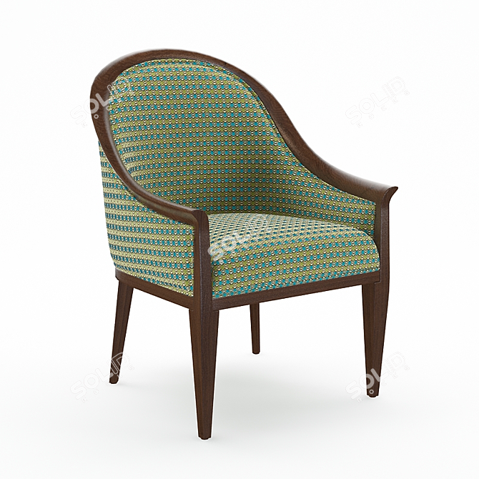 Fairfield Mesh Armchair 3D model image 1