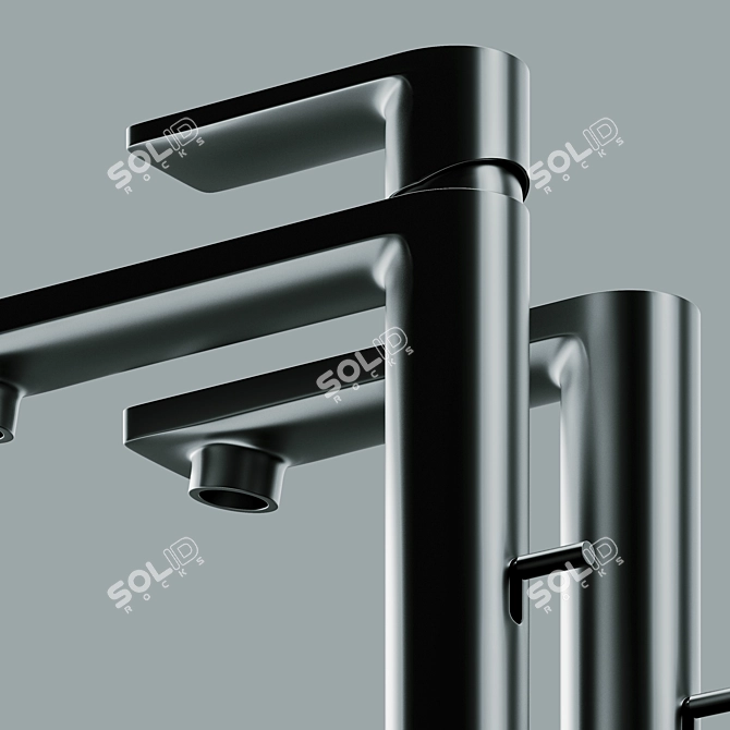 TOTO DL368 TurboSmooth Faucet 3D model image 2
