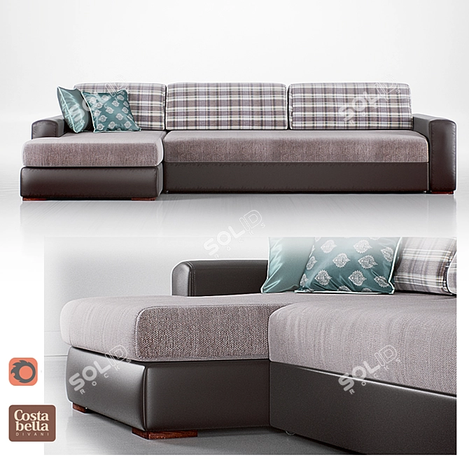 Costabella Emmi Sofa: Realistic 3D Scan 3D model image 1