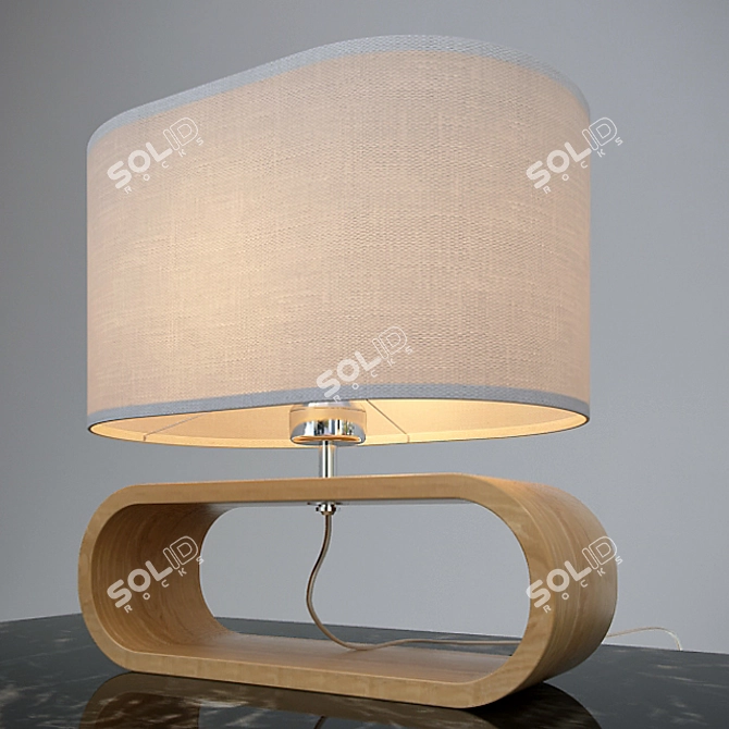 Lussole Nulvi Table Lamp 3D model image 1