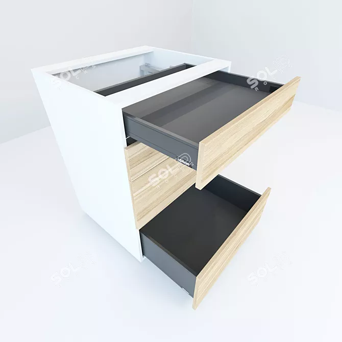 Blum Legrabox: Innovative Drawer System 3D model image 3
