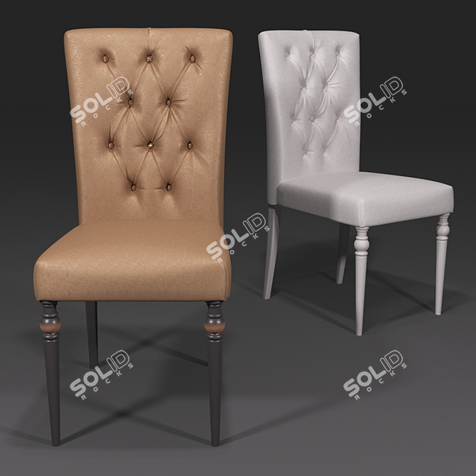 Modern Brw Negri Chair - Stylish and Comfortable 3D model image 1