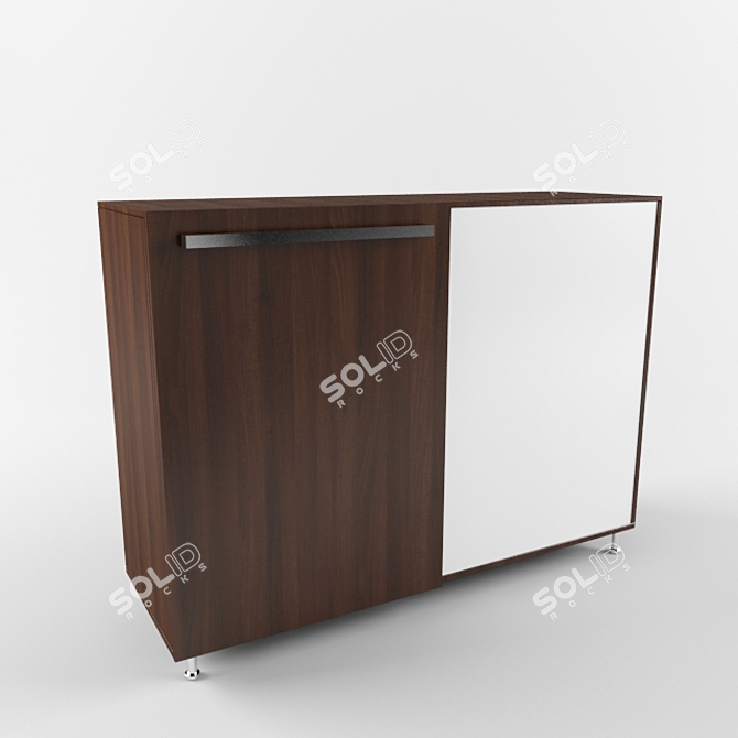 Steelcase Office Cabinets 3D model image 2