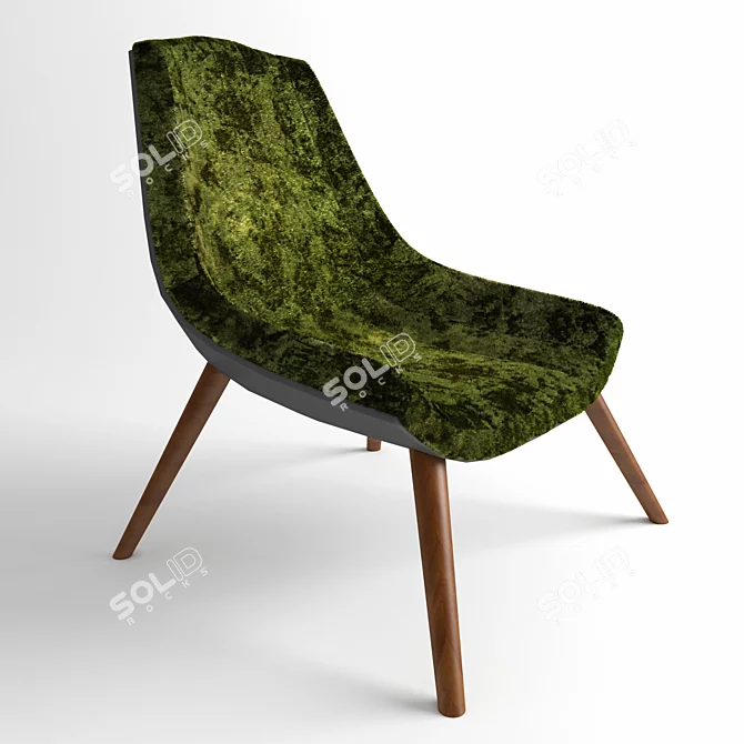 Modern Ergonomic Chair 3D model image 1