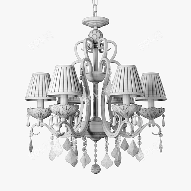 Maytoni ARM288-05-G Elegant Pendant Light 3D model image 2