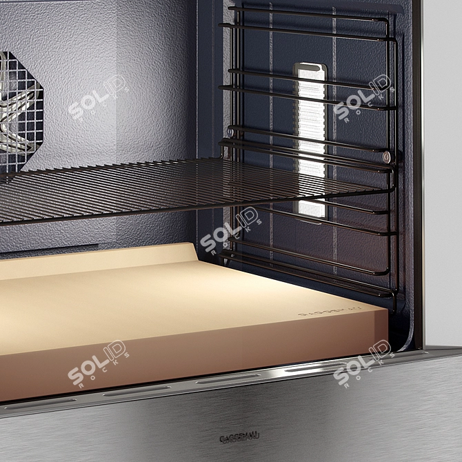 Gaggenau 400: Innovative 76cm Oven 3D model image 2